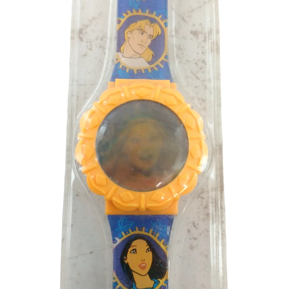 Vintage Disney's Pocahontas Digital Wrist Watch Holographic Kids Accessories